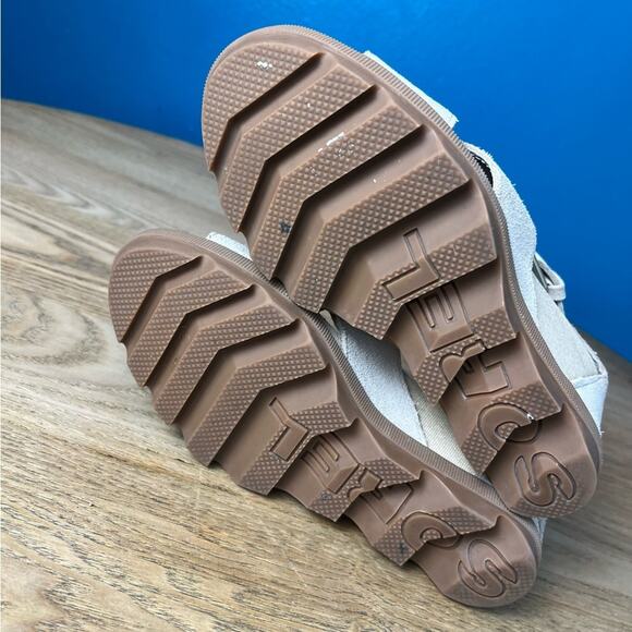 Sorel Joanie II Lug Sole Wedge Sandal Open Toe Comfort Shoe Tan Women’s Size 7 - Picture 8 of 9